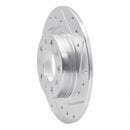 R1 13-16 Dodge Dart Front & Rear Drilled & Slotted Silver Brake Rotor Set