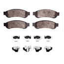 DFC 10-12 Ford F-350 Super Duty Front & Rear Drill/Slot Geoperf Rotor UD Performance Pads w/Hardware