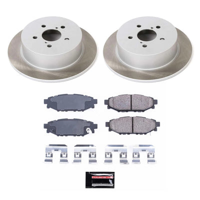 Power Stop 2005 Subaru Legacy Front and Rear Semi-Coated Rotor Kit