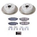 Power Stop 06-09 Subaru Legacy Front and Rear Semi-Coated Rotor Kit