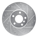 R1 07-19 BMW X5 Front & Rear Drilled & Slotted Silver Brake Rotor Set