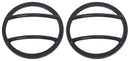 Kentrol 07-18 Jeep Wrangler JK Fog Light Cover Pair - Textured Black