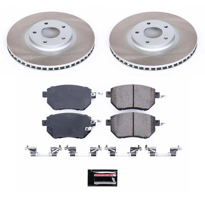 Power Stop 05-06 Nissan Altima Front and Rear Semi-Coated Rotor Kit