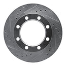 R1 1971-91 Jeep J20 Front Drill & Slot Silver Rotors