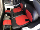PRP 2018+ Jeep Wrangler JLU/4 door Rear Bench Cover with Cloth Interior - Black/Red