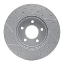 R1 05-12 Ford Escape Front Right Drilled & Slotted Geo-Carbon Rotor