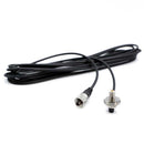 Rugged Radios 17 Ft Antenna Coax Cable with 3/8 NMO (TM) Thick Mount