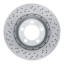DFC 13-19 Porsche 911 Left Rear Drilled Hi-Carbon Alloy Geomet Coated Rotor