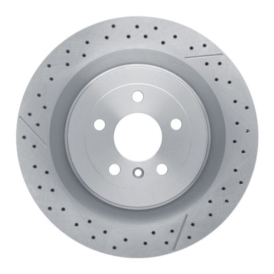 DFC 12-19 Mercedes-Benz GLE63 AMG Rear Drilled and Slotted Brake Rotor
