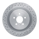 DFC 12-19 Mercedes-Benz GLE63 AMG Rear Drilled and Slotted Brake Rotor