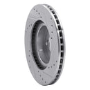 R1 90-16 Saab 9-2X Front Drilled & Slotted Silver Brake Rotor Set