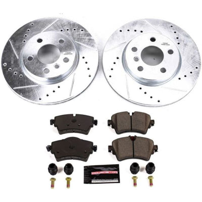 Power Stop 16-18 Mini Cooper Clubman Front & Rear Z23 Evolution Sport Brake Kit