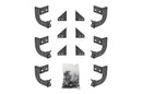 Dee Zee 13-23 Dodge/Ram Ram Running Board Hex Bracket Kit