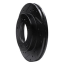 R1 95-02 Kia Sportage (USA/Canada) Front Left Drilled & Slotted Black Brake Rotor