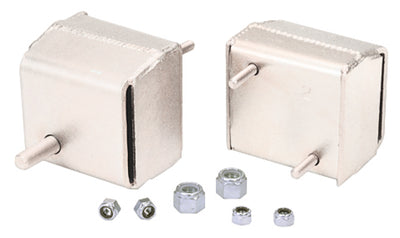 Moroso 84-92 Ford 5.0L Mustang Motor Mounts - 3/16in - Grade 8 Studs - Steel - 2 Pack