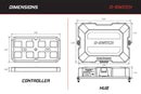 Diode Dynamics D-Switch 8 Button Controller Kit