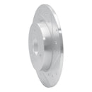 R1 05-16 Smart Fortwo Front Drilled & Slotted Silver Brake Rotor Set