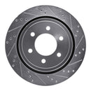 R1 15-17 Ford F-150 Front & Rear Drilled & Slotted Silver Brake Rotor Set