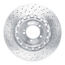 DFC 15-17 Porsche 911 Right Rear Drilled Hi-Carbon Alloy Geomet Coated Rotor