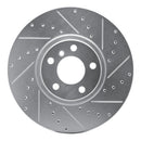 R1 07-18 BMW X5 Front & Rear Drilled & Slotted Silver Brake Rotor Set