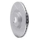 R1 16-26 Volvo XC90 Front Right Drilled & Slotted Silver Brake Rotor