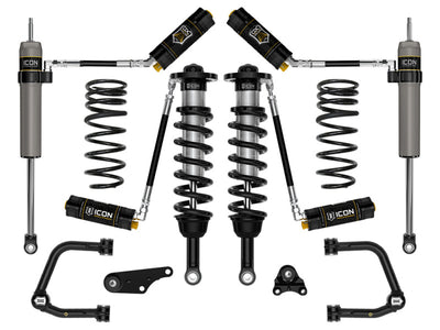 ICON 2024+ Toyota Tacoma 1.25in-3in Stage 5 Suspension System Tubular w/ Triple Rate Spring