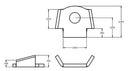 Ridetech Shock Tab Sway Bar Tab