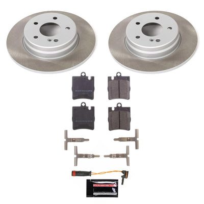 Power Stop 2004 Mercedes-Benz C230 Front and Rear Semi-Coated Rotor Kit