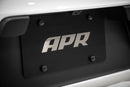 APR License Plate - Silver On Black