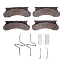 DFC 75-94 Ford E-250 Econoline Club Wagon Front 4000 HybriDynamic Brake Pads and Hardware Kit