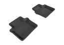 3D MAXpider 2007-2010 Chrysler Sebring Sedan Kagu 1st & 2nd Row Floormats - Black