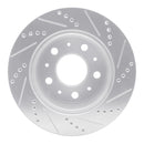 R1 14-21 Ram Promaster 2500 Rear Left Drilled & Slotted Silver Brake Rotor