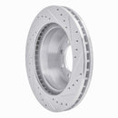 R1 75-94 Ford E-350 Econoline Club Wagon Front Left Drilled & Slotted Silver Brake Rotor