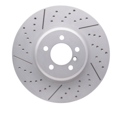 DFC 13-20 BMW ActiveHybrid 3 Front Hi-Carbon Alloy Geomet Coated Rotor - Dimpled and Slotted