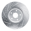 R1 20-24 Subaru WRX Front & Rear Drilled & Slotted Silver Brake Rotor Set