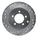 R1 07-17 Chrysler Sebring Front & Rear Drilled & Slotted Silver Brake Rotor Set