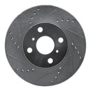 R1 04-06 ScIon xA Front Drilled & Slotted Silver Brake Rotor Set