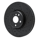 R1 19-22 BMW 430i xDrive Front & Rear Drilled & Slotted Black Brake Rotor Set w/Optimum Pads