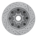R1 71-95 Chevrolet C30 Pickup Front Left Drilled & Slotted Geo-Carbon Rotor