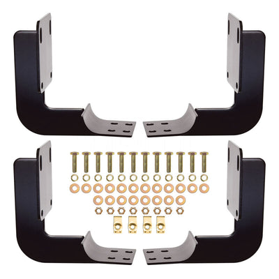 Westin 99-16 Ford F-250/350/450/550HD Reg/Supr Cab/Crew Premier Oval Nerf Step Bar Mount Kit - Blk
