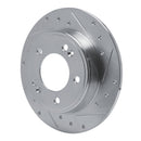 R1 11-25 Hyundai Venue Front & Rear Drilled & Slotted Silver Brake Rotor Set