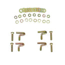 Westin 99-14 Chevy Silv 2500/3500 Reg/Ext Cab Premier Oval Nerf Step Bar Mount Kit - Blk