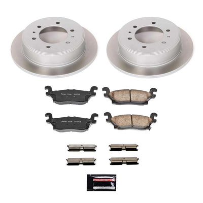 Power Stop 06-10 Hummer H3 Front and Rear Semi-Coated Rotor Kit
