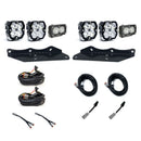 Baja Designs 17-20 Ford Raptor Squadron Sport 2.0/S2 Fog Pocket Kit (Multi Patterns) - Clear