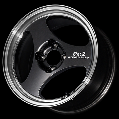 Advan ONI2 15x7.0 / +30 Offset / 4x100 / 63mm Bore / Machining and Black Gunmetallic