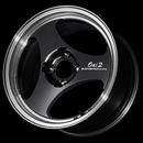 Advan ONI2 15x7.0 / +30 Offset / 4x100 / 63mm Bore / Machining and Black Gunmetallic