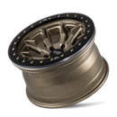 Dirty Life 9303 DT-1 17x9/8x165.1 BP/-12mm Offset/130.8mm Hub Satin Gold Wheel - Beadlock