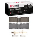 DFC 10-16 Hyundai Genesis Coupe Front Drill/Slot Geoperf Rotors 5000 Advanced Brake Pads w/Hardware