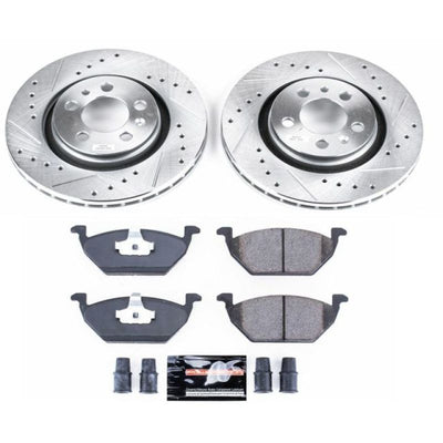 Power Stop 1998 Volkswagen Beetle Front Z23 Evolution Sport Brake Kit w/Calipers