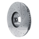 R1 17-25 BMW 840i Gran Coupe Front Drilled & Slotted Silver Brake Rotor Set
